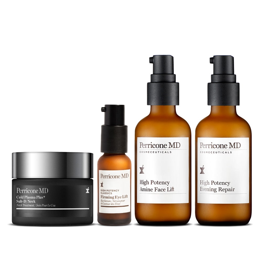 Face & Neck Firming Duo with Cold Plasma Sub-D+ & Firming Eye Lift + Evening Repair - Full Size - 3PY